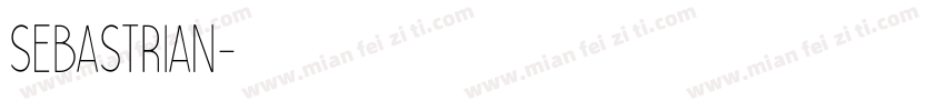 Sebastrian字体转换