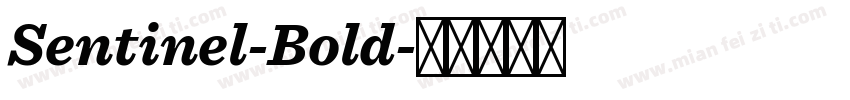Sentinel-Bold字体转换