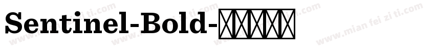 Sentinel-Bold字体转换