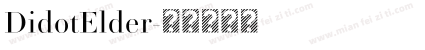 DidotElder字体转换
