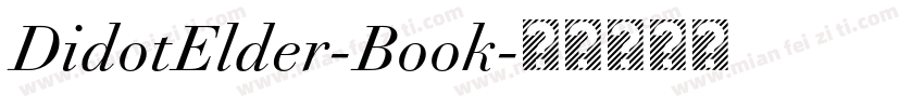 DidotElder-Book字体转换