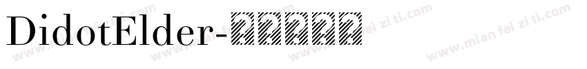DidotElder字体转换