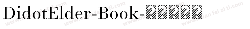 DidotElder-Book字体转换