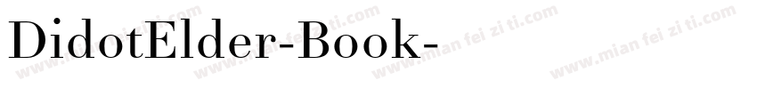 DidotElder-Book字体转换
