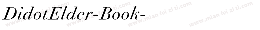 DidotElder-Book字体转换