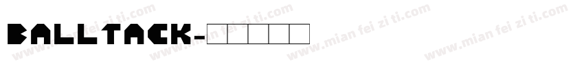 BALLTACK字体转换