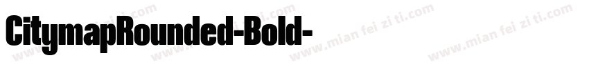 CitymapRounded-Bold字体转换
