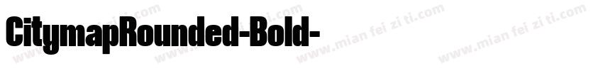 CitymapRounded-Bold字体转换