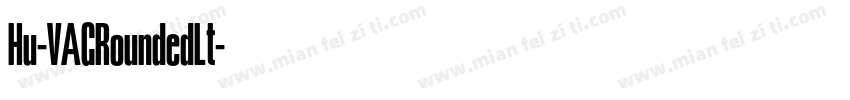 Hu-VAGRoundedLt字体转换
