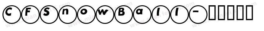 CFSnowBall字体转换