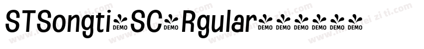 STSongti-SC-Rgular字体转换