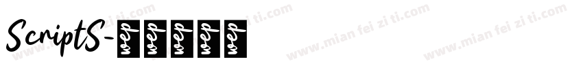 ScriptS字体转换