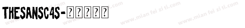 TheSansC4s字体转换