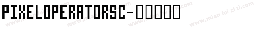 PixelOperatorSC字体转换