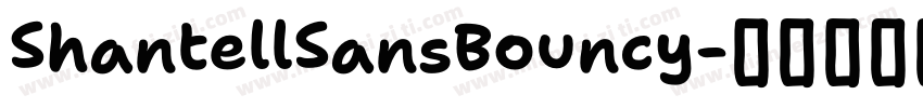 ShantellSansBouncy字体转换