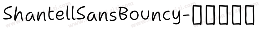 ShantellSansBouncy字体转换