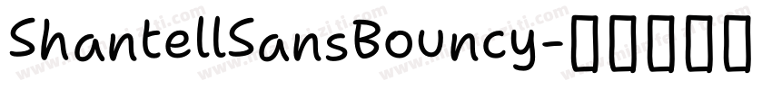 ShantellSansBouncy字体转换