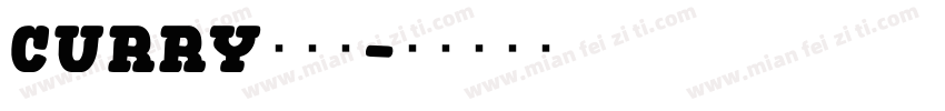 CURRY免费字字体转换