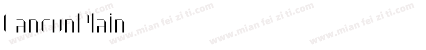 CancunPlain字体转换