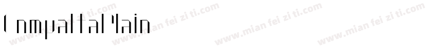 CompaItaPlain字体转换