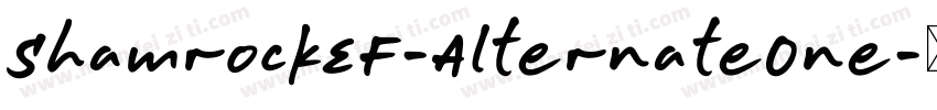 ShamrockEF-AlternateOne字体转换