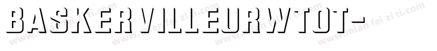 BaskervilleURWTOT字体转换