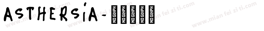 Asthersia字体转换