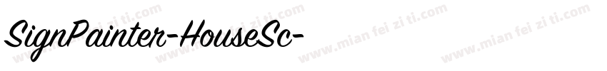 SignPainter-HouseSc字体转换
