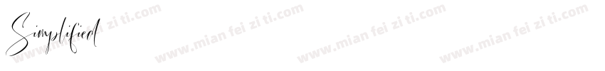 Simplified字体转换