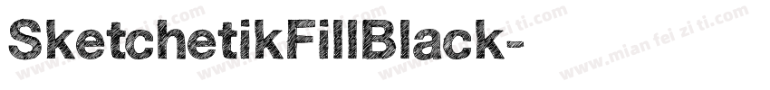 SketchetikFillBlack字体转换
