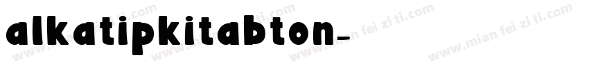 alkatipkitabton字体转换