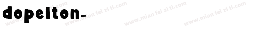 dopelton字体转换