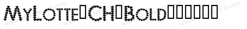 MyLotte_CH_Bold字体转换