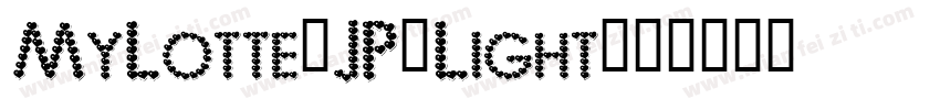 MyLotte_JP_Light字体转换