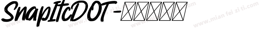 SnapItcDOT字体转换