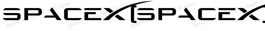 SpaceX(SpaceX)字体转换