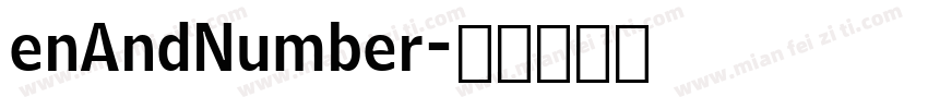 enAndNumber字体转换