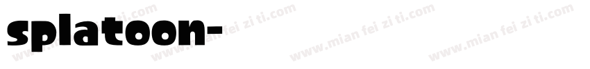 splatoon字体转换