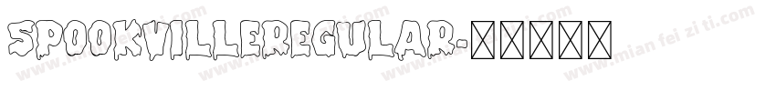 SpookVilleRegular字体转换