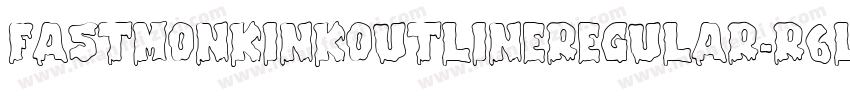FastMonkInkOutlineRegular-R6lE字体转换