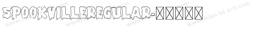 SpookVilleRegular字体转换