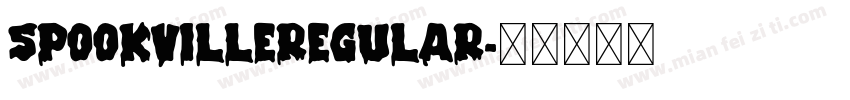SpookVilleRegular字体转换