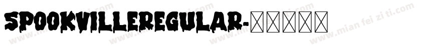 SpookVilleRegular字体转换