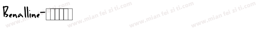 Benalline字体转换