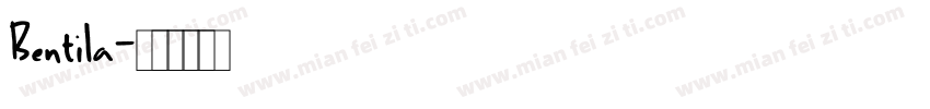 Bentila字体转换
