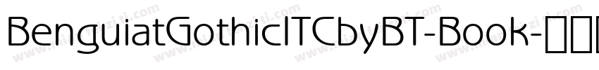 BenguiatGothicITCbyBT-Book字体转换
