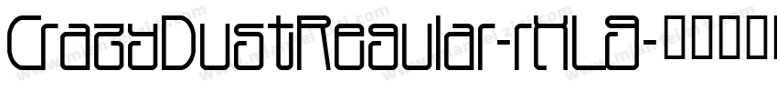 CrazyDustRegular-rXL9字体转换