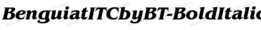 BenguiatITCbyBT-BoldItalic字体转换