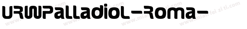 URWPalladioL-Roma字体转换