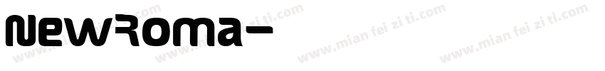 NewRoma字体转换